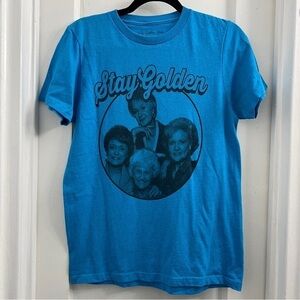 Golden Girls Stay Golden Short sleeve‎ T Shirt, blue size small